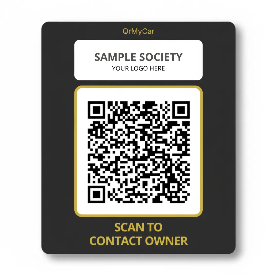 Society QR sticker preview